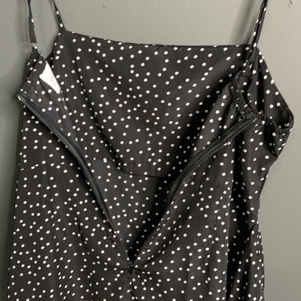 Spaghetti Strap & Ruffle ZipUp Dress - Picture 8 of 9